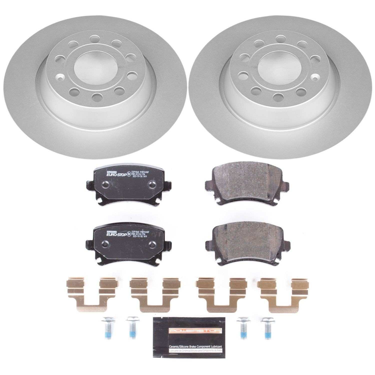 Euro-Stop by PowerStop Disc Brake Kit  top view frsport ESK5662