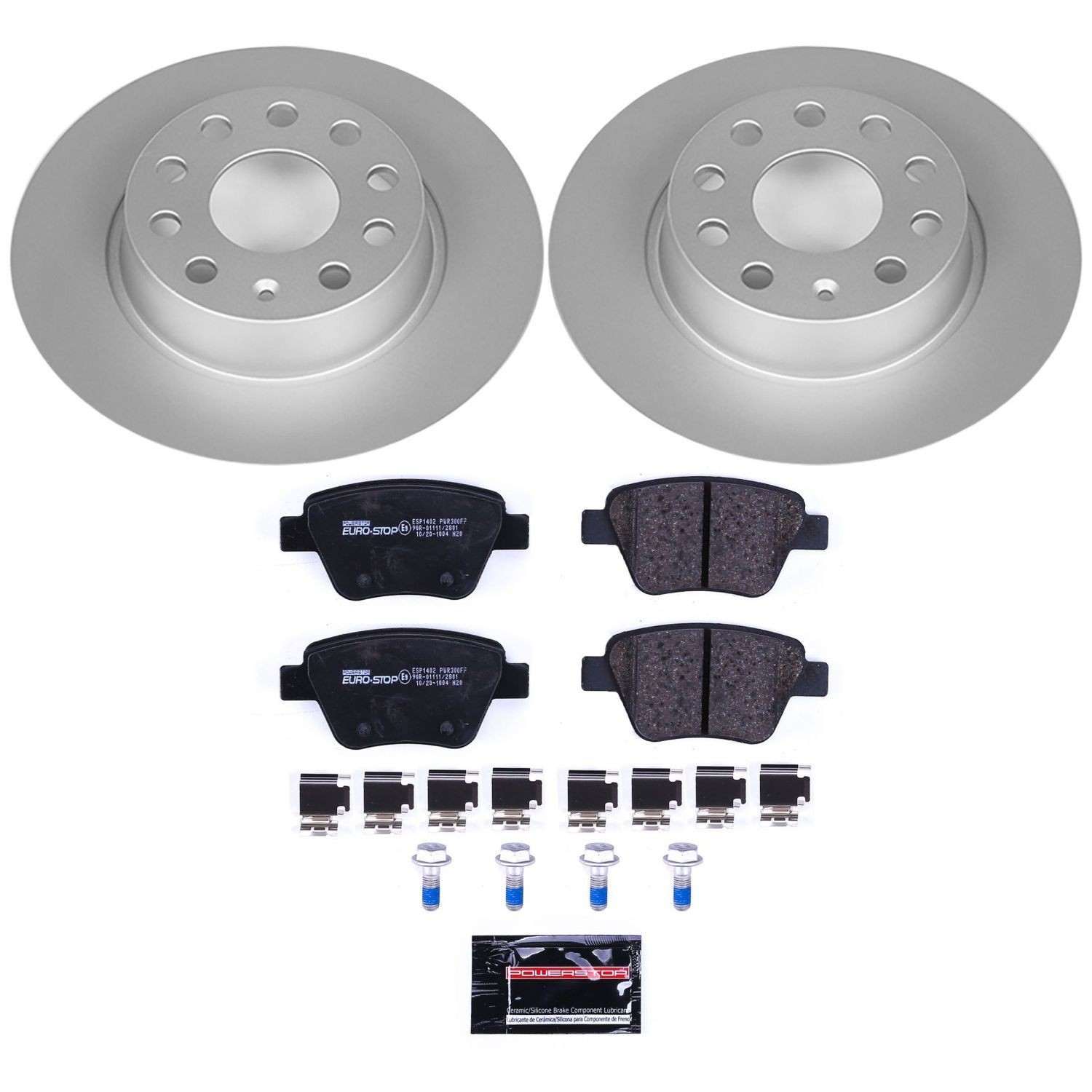 Euro-Stop by PowerStop Disc Brake Kit  top view frsport ESK5667