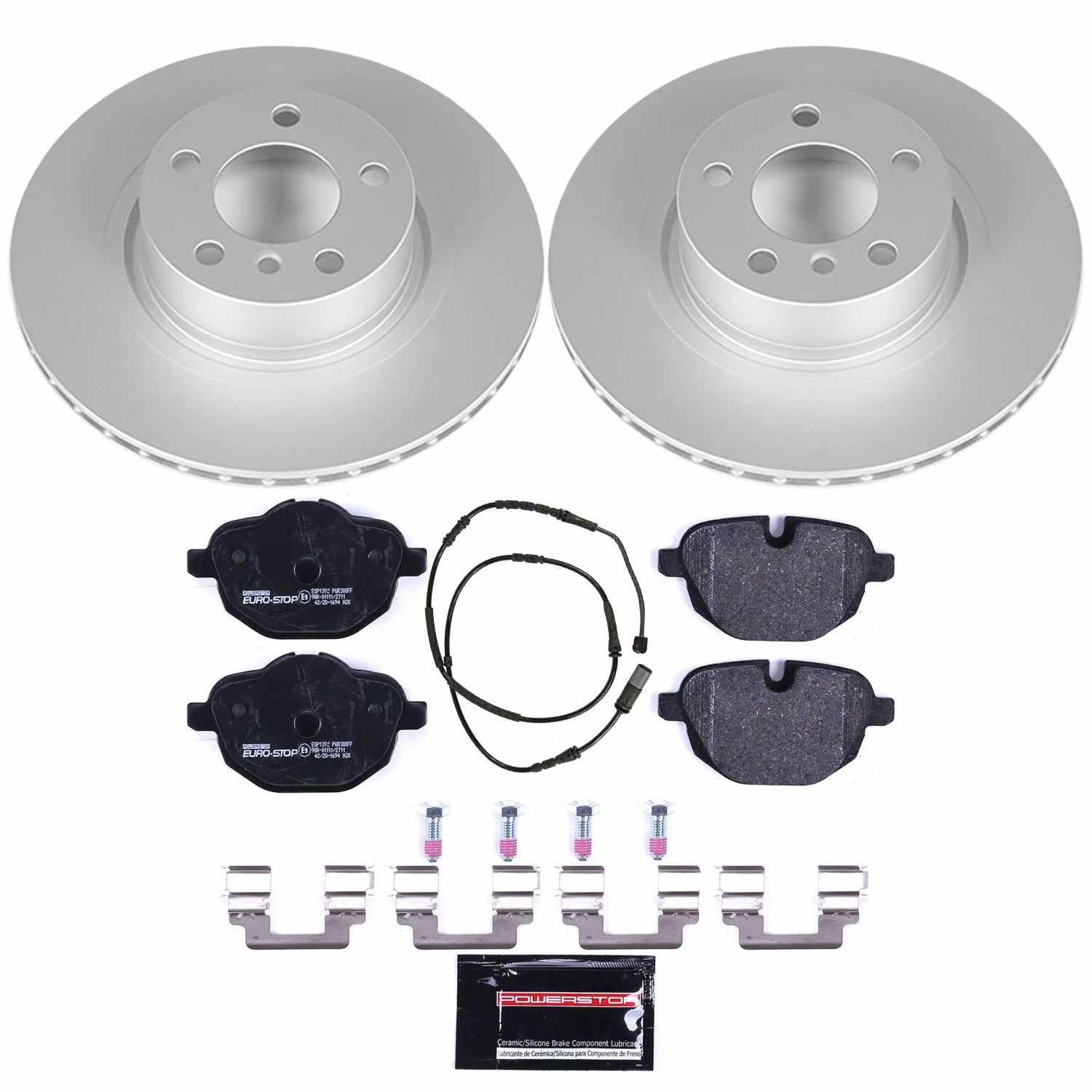 Euro-Stop by PowerStop Disc Brake Kit  top view frsport ESK6040