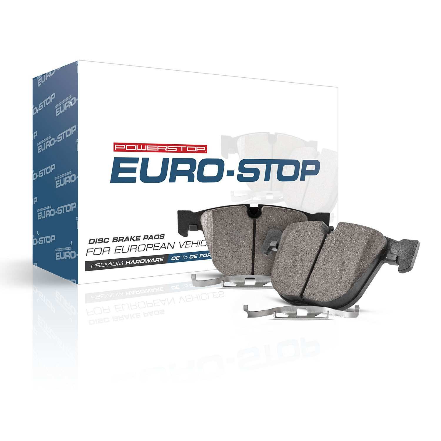 euro-stop by powerstop disc brake pad set  frsport esp0953