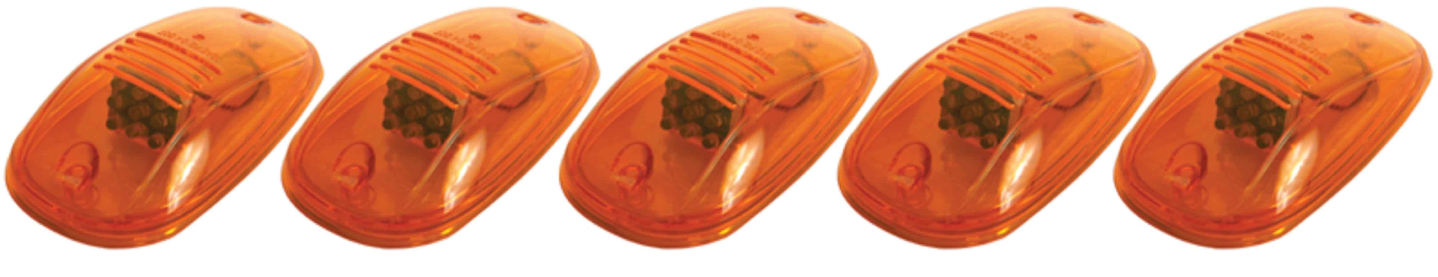 Pacer Hi-Five Cab Roof Lights LED Amber 5 Light Kit PCP20-247