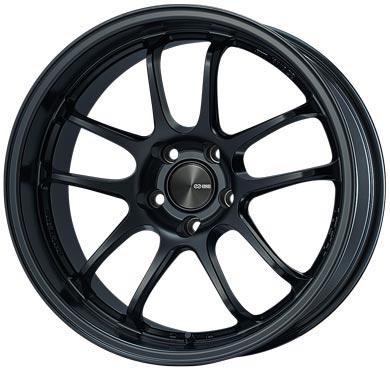 Enkei PF01EVO Wheel Black 18x9.5 +15 5x120 489-895-1215BK
