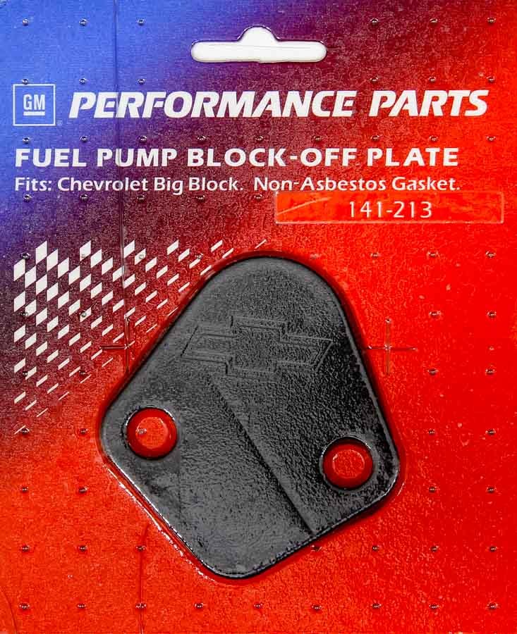 Proform BBC Fuel Pump Block-Off Plate Black Crinkle PFM141-213