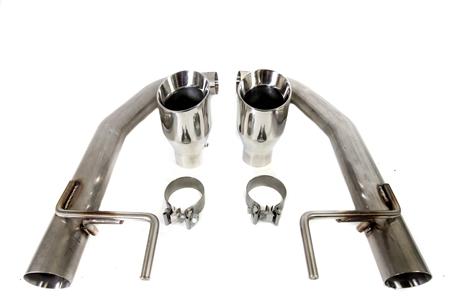 PLM 2.5" Dual Axle Back Exhaust Pipe Kit Mustang 2015 - 2017  V8 GT