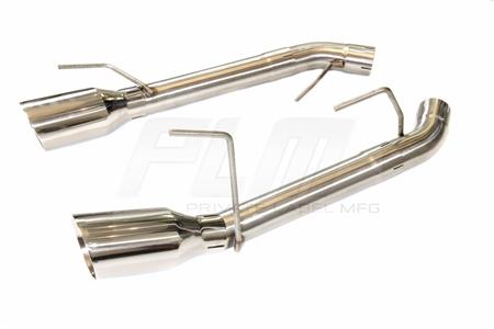 PLM 2.5" Dual Axle Back Exhaust Pipe Kit Mustang 05-10 V8 GT GT500