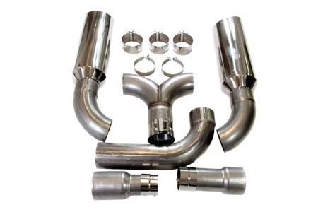 PLM 5" Dual Diesel Stack Kit with Slant Tips Universal Fit Chevy Ford Dodge Exhaust