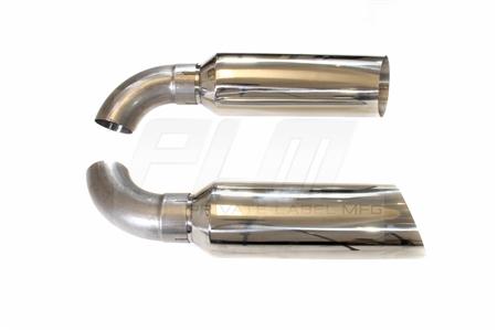 PLM 5" Dual Diesel Stack Kit with Slant Tips Universal Fit Chevy Ford Dodge Exhaust