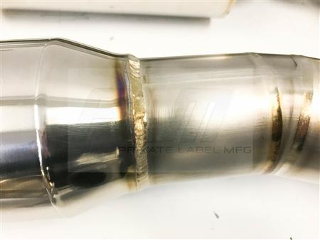 PLM Private Label Mfg Power Driven Titanium Exhaust - Evo X 08-15 V2