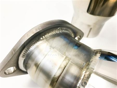 PLM Private Label Mfg Power Driven Titanium Exhaust - Evo X 08-15 V2