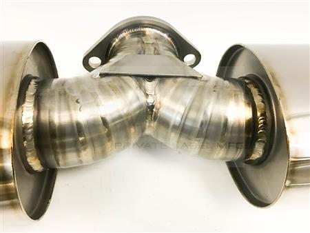 PLM Private Label Mfg Power Driven Titanium Exhaust - Evo X 08-15 V2