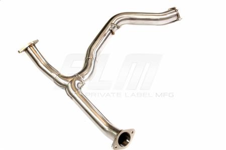 PLM Private Label Mfg. Power Driven 3" Resonated Midpipe for Subaru WRX STI 2015 - 2020