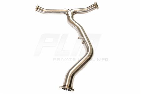 PLM Private Label Mfg. Power Driven 3" Resonated Midpipe for Subaru WRX STI 2015 - 2020