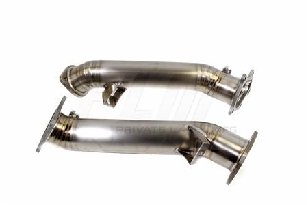 PLM Private Label Mfg Power Driven Titanium Downpipe for Nissan GT-R R35 GTR