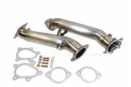 PLM Private Label Mfg Power Driven Titanium Downpipe for Nissan GT-R R35 GTR