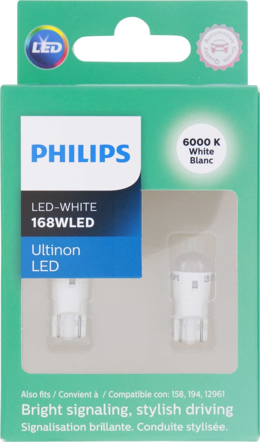 Philips Multi-Purpose Light Bulb top view frsport 168WLED