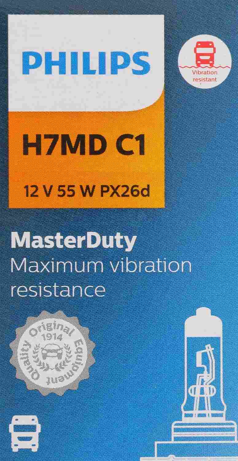 Philips Headlight Bulb top view frsport H7MDC1