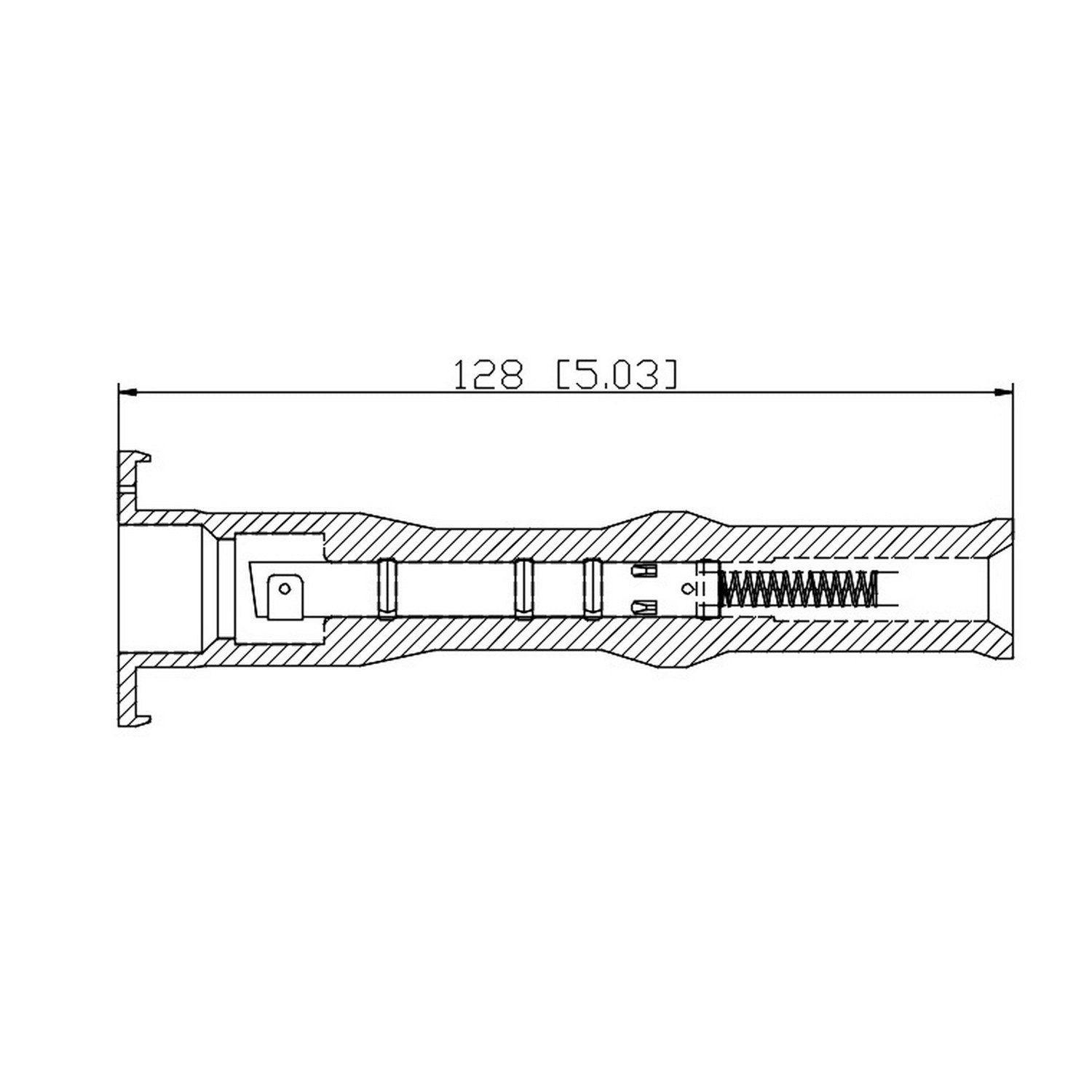 PRENCO Direct Ignition Coil Boot top view frsport 36-2037