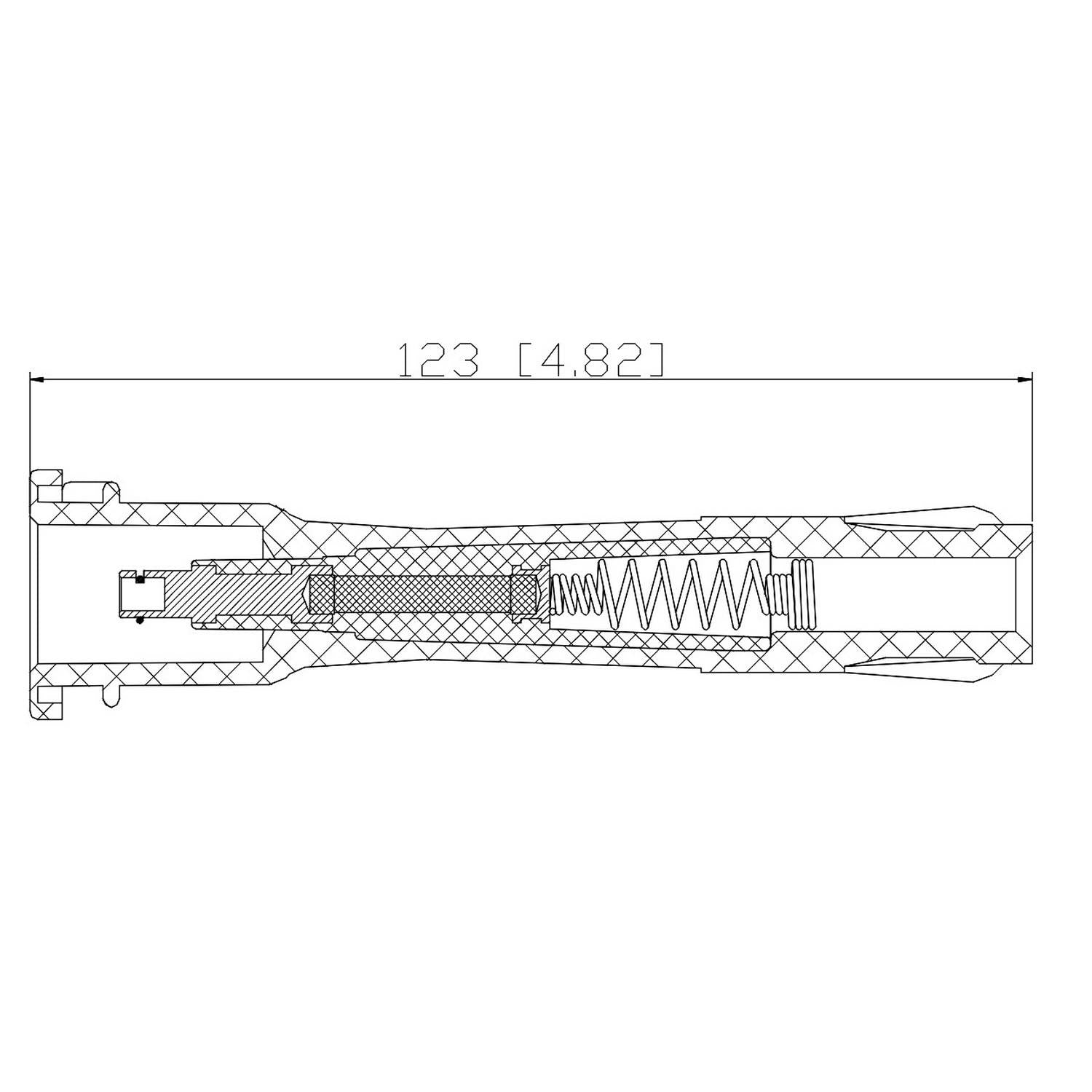 PRENCO Direct Ignition Coil Boot top view frsport 36-2043
