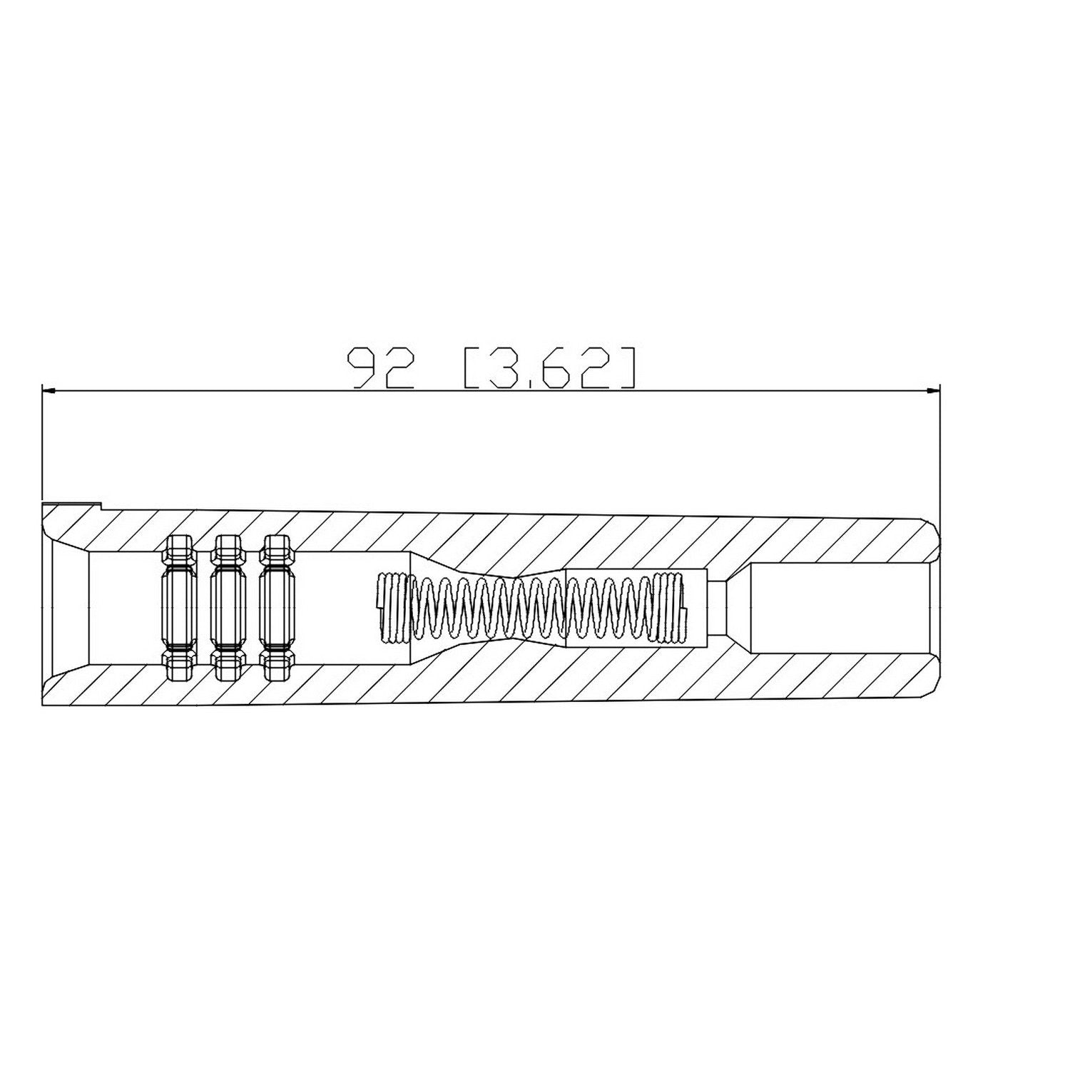 PRENCO Direct Ignition Coil Boot top view frsport 36-2069
