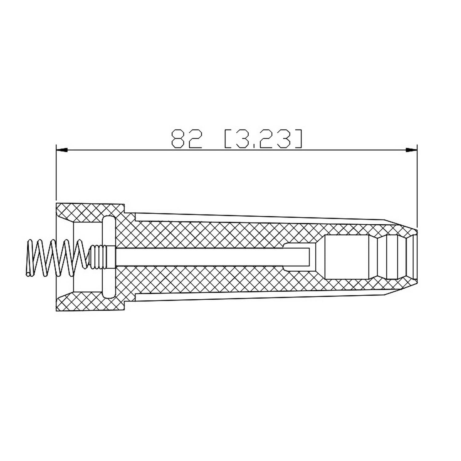 PRENCO Direct Ignition Coil Boot top view frsport 36-2073