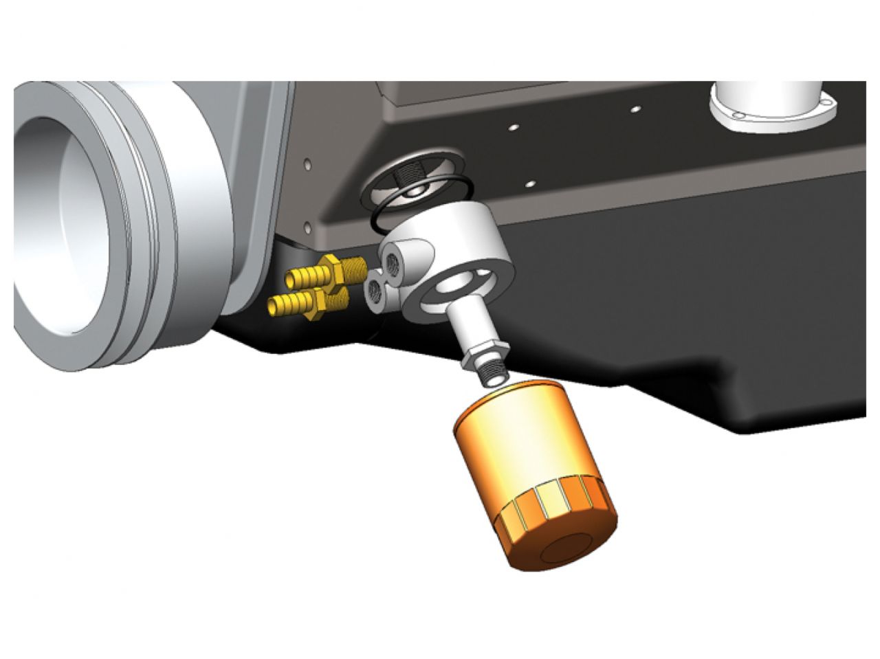 Derale Thermostatic Sandwich Adapter