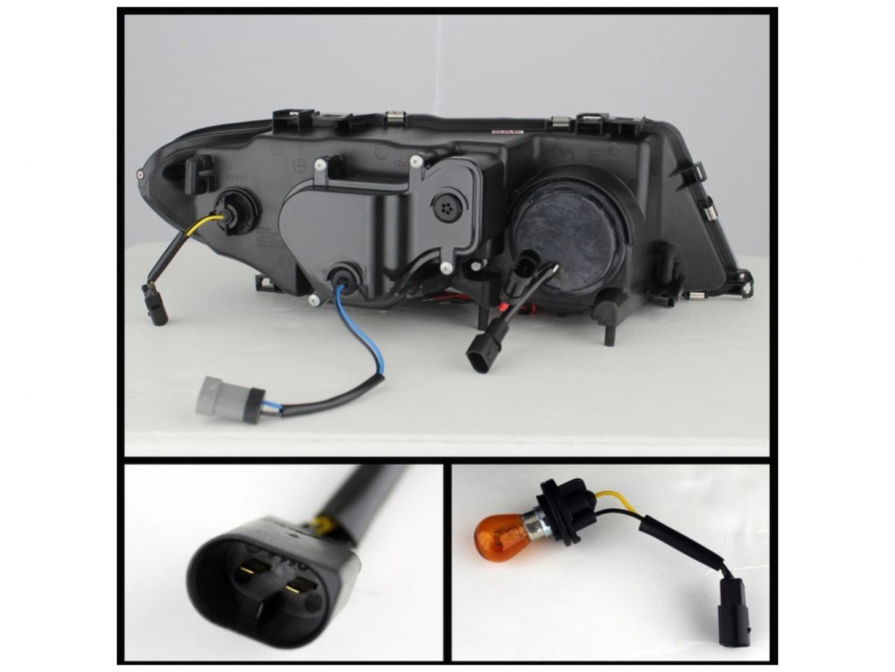 Spyder BMW E46 3-Series 04-06 2 DR Projector Headlight - Halogen Model Only