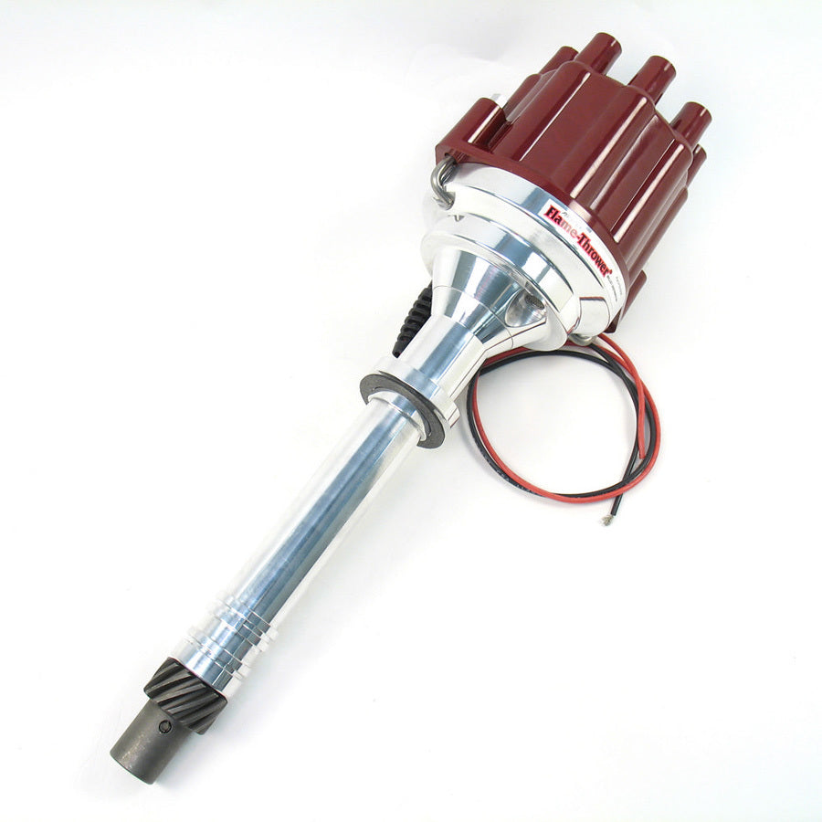 Pertronix Chevy V8 Billet Marine Dist w/Red Female Cap PRTD200801