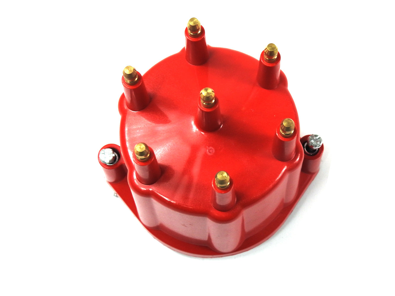 Pertronix Distributor Cap - 6-Cyl Male - Red PRTD656711