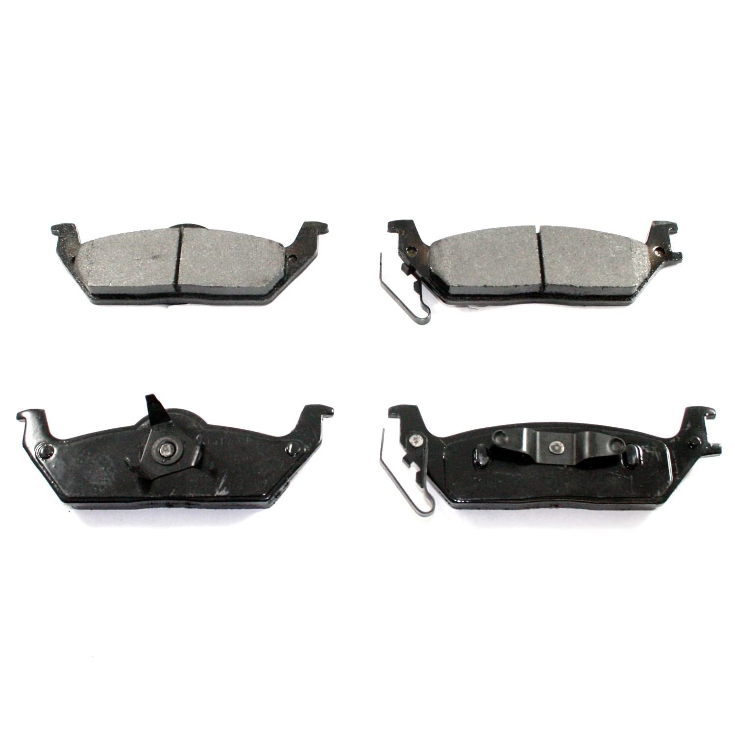 DuraGo DuraGo® Premium Brake Pad top view frsport BP1012MS