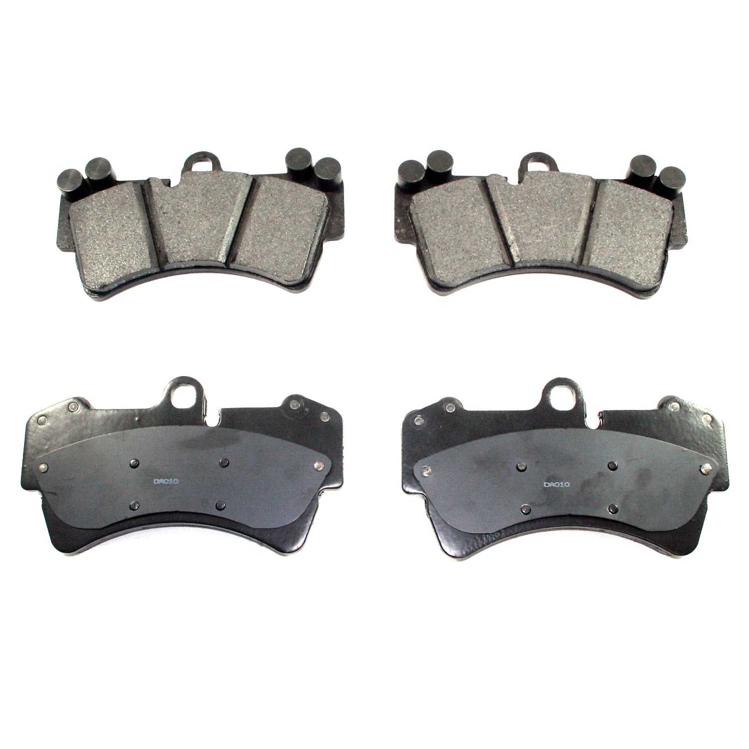 DuraGo DuraGo® Premium Brake Pad top view frsport BP1014C