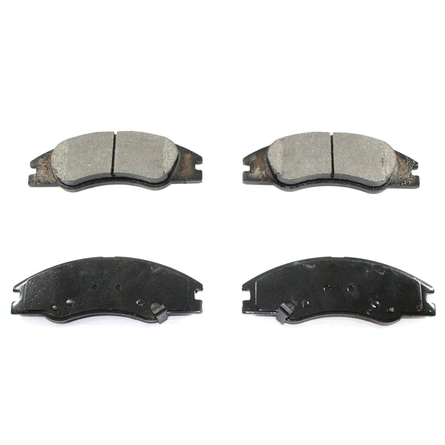 DuraGo DuraGo® Premium Brake Pad top view frsport BP1074MS
