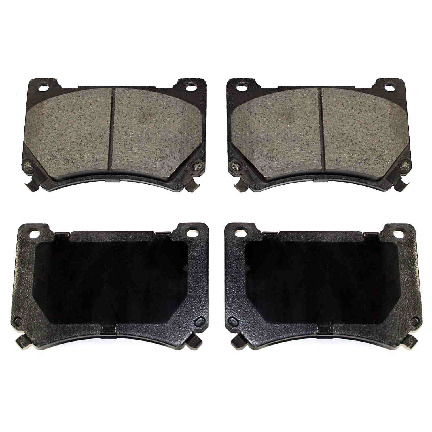 DuraGo DuraGo® Premium Brake Pad top view frsport BP1396C