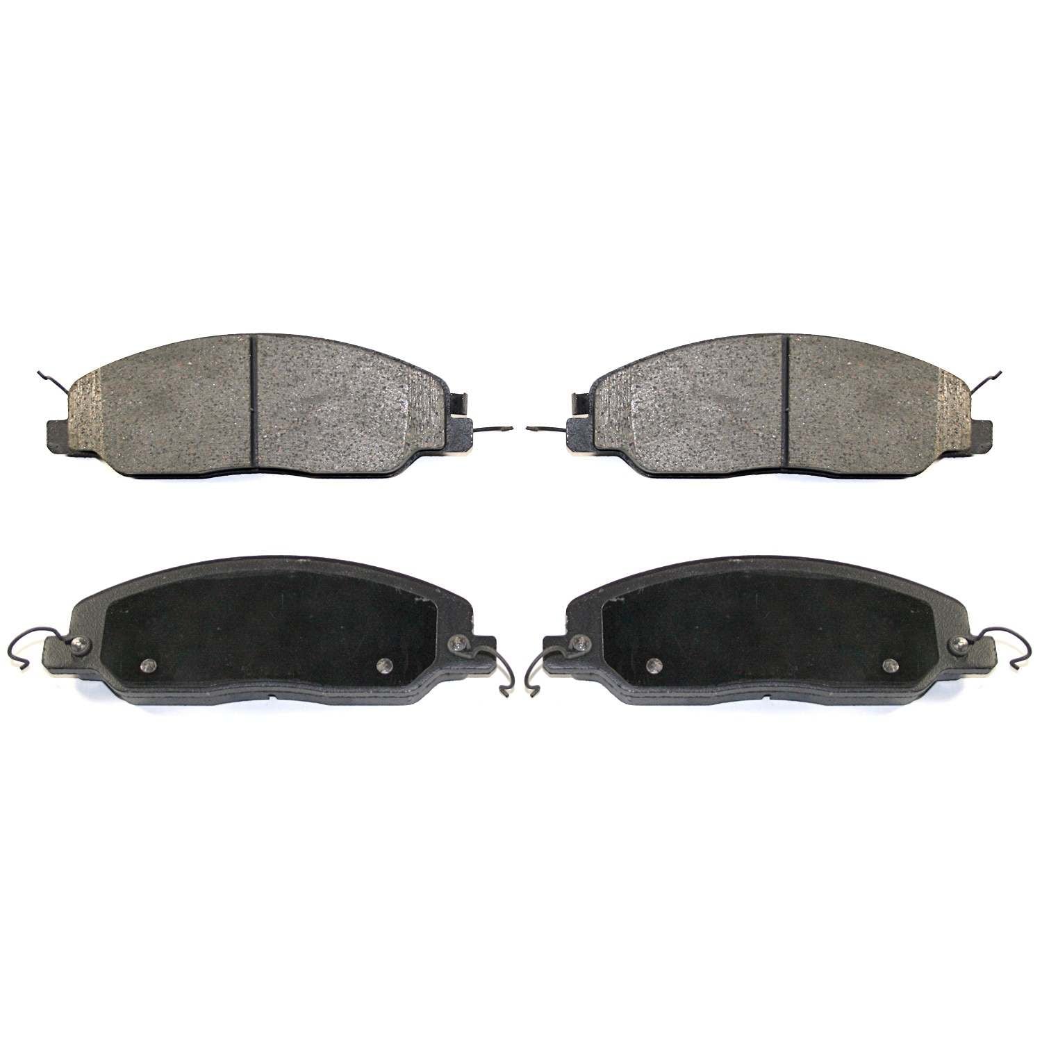 DuraGo DuraGo® Premium Brake Pad top view frsport BP1464MS