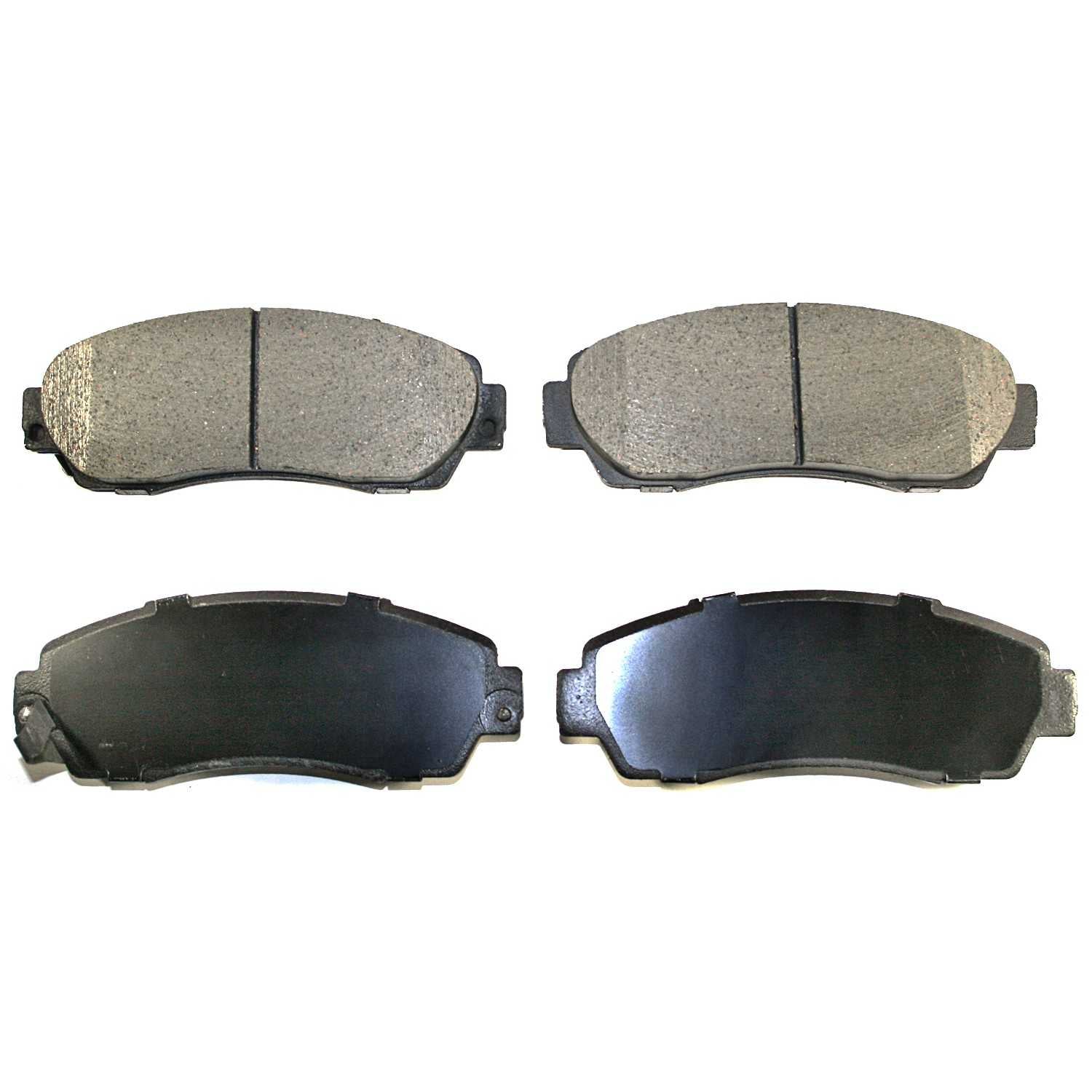 DuraGo DuraGo® Premium Brake Pad top view frsport BP1521C