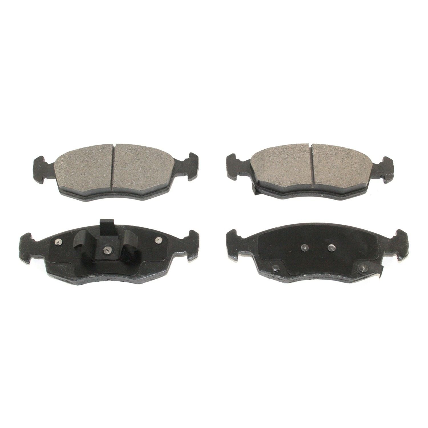 DuraGo DuraGo® Premium Brake Pad top view frsport BP1568C