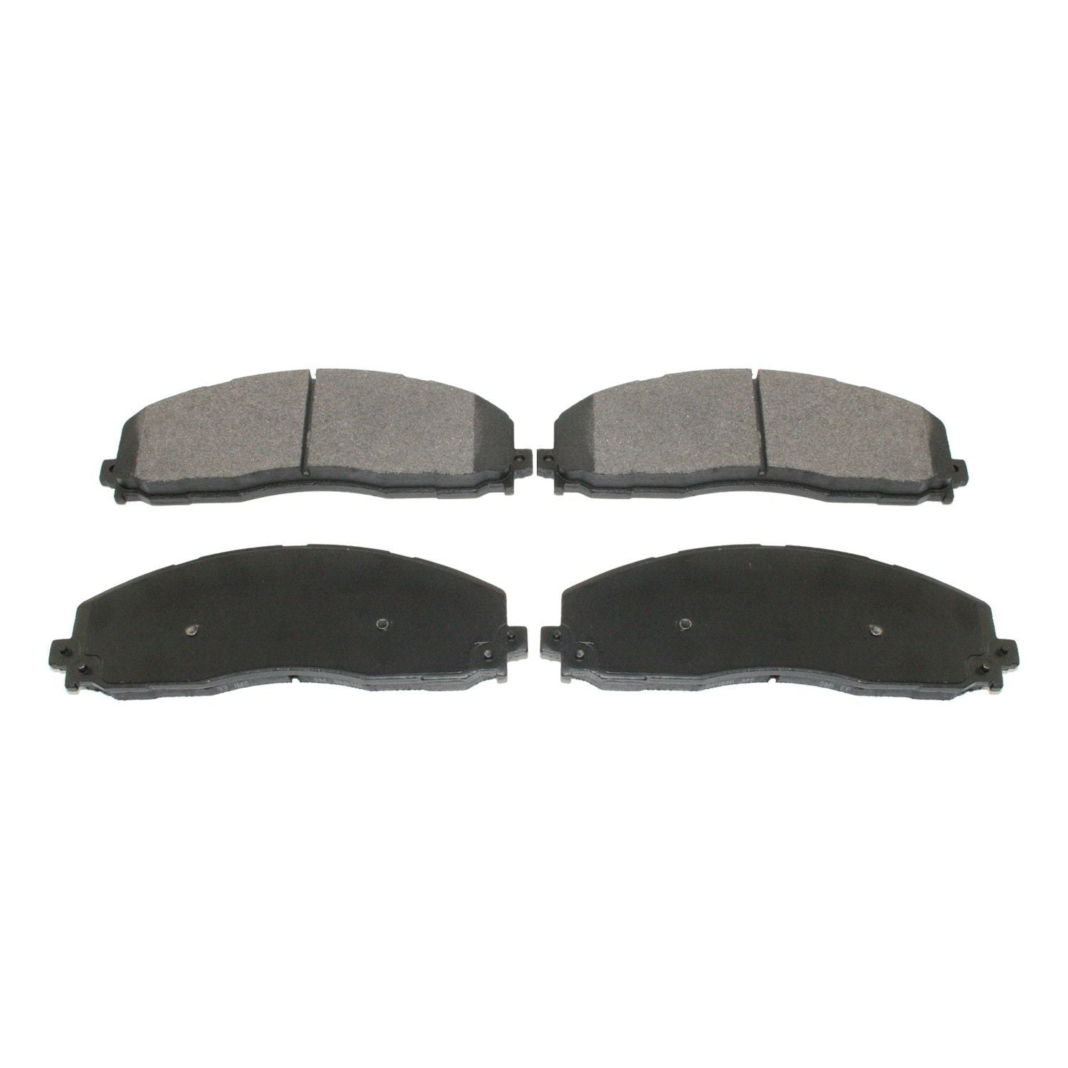 DuraGo DuraGo® Premium Brake Pad top view frsport BP1680C
