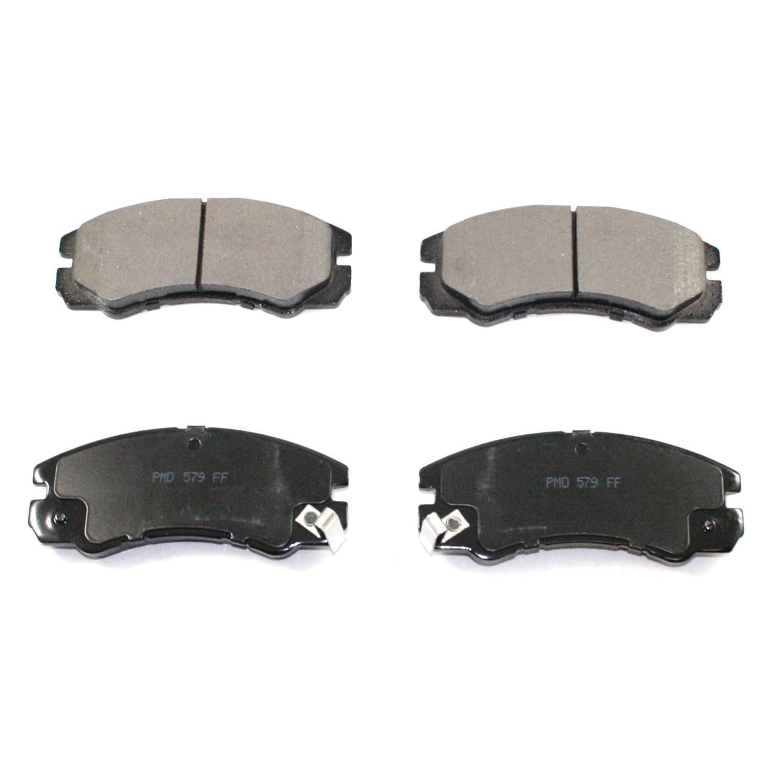 DuraGo DuraGo® Premium Brake Pad top view frsport BP579MS