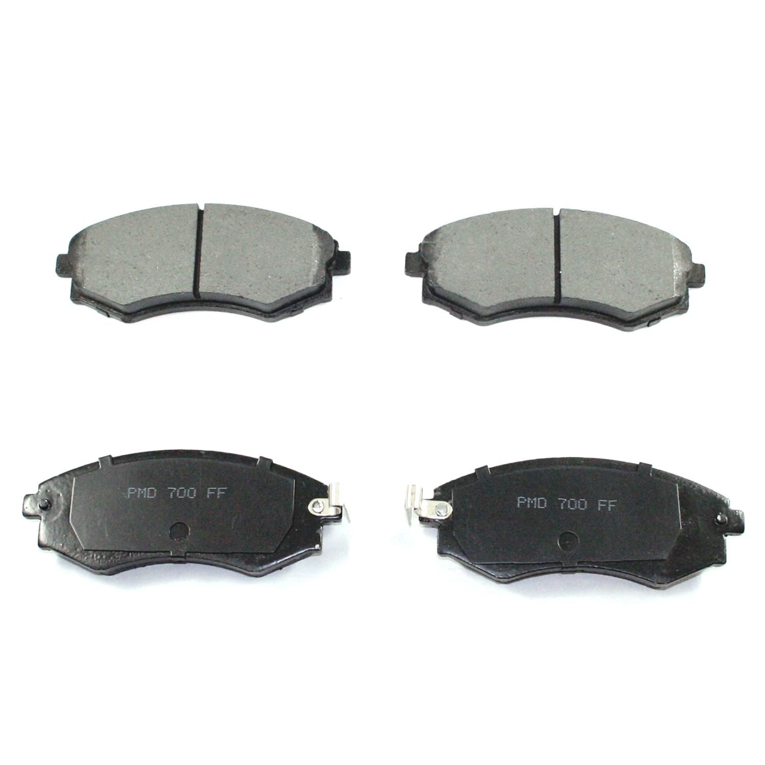 DuraGo DuraGo® Premium Brake Pad top view frsport BP700C