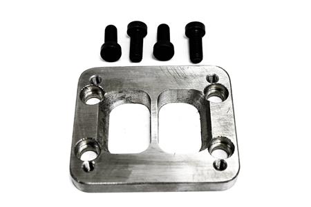 PLM Precision Works T3 to T4 Divided Turbo Flange Adapter