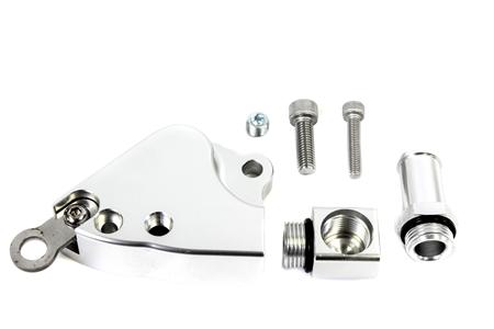 PLM Precision Works K Series Swap Intake Manifold Coolant Adapter Plate K20 Manifold On K24 Head RSX