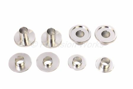 PLM Precision Works Subframe Hard Collar Kit - Acura RSX DC5 Civic Si EP3 Civic 2001 - 2015 Front & Rear