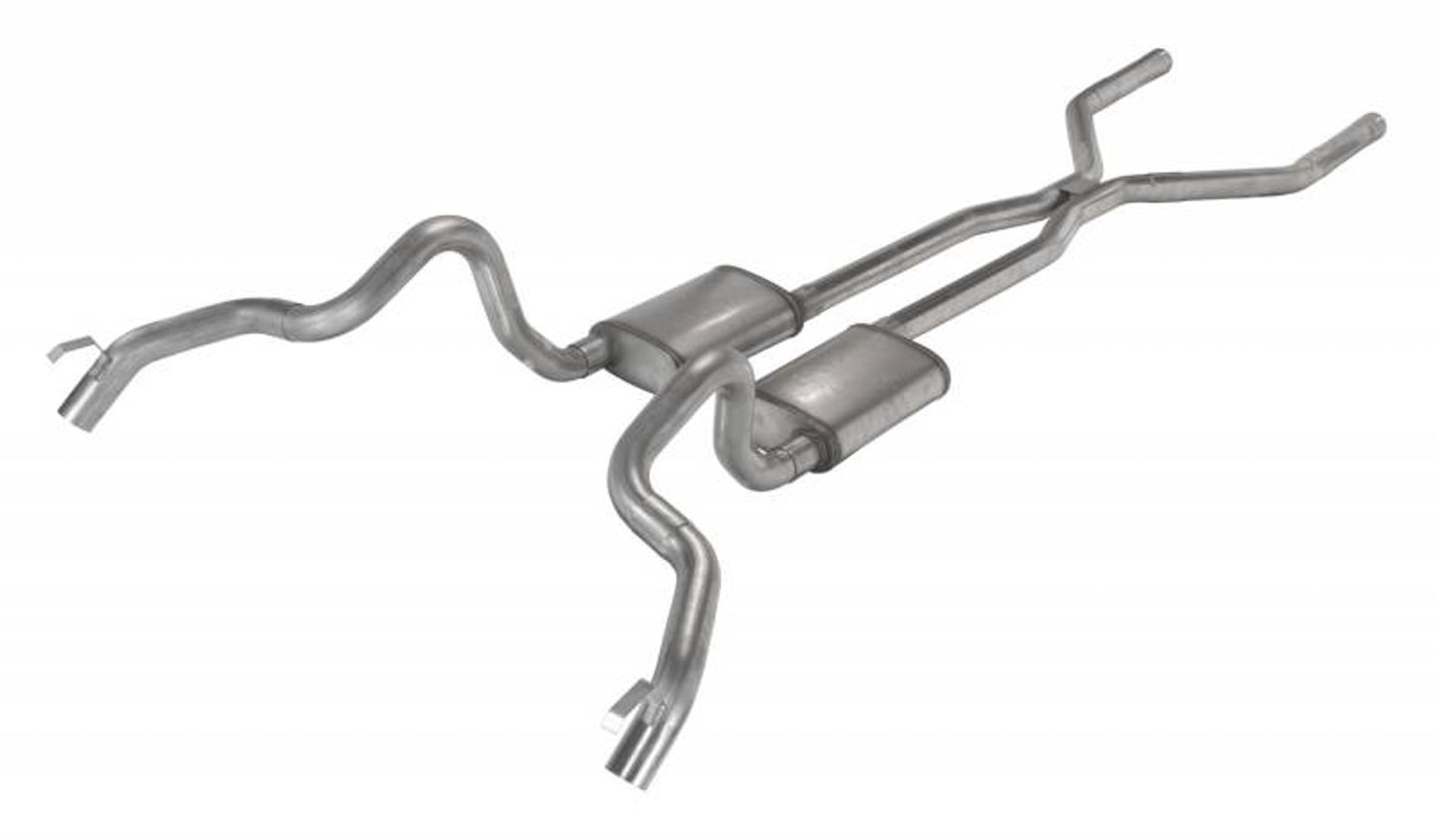 Pypes Performance Exhaust 70-74 X-F Body 3in H-Bom b w/H-Pipe Street Pro PYPSGF43S
