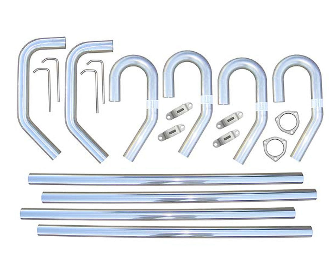 Pypes Performance Exhaust SS Builders Kit 3in Exhaust w/o X-Pipe PYPSVV13