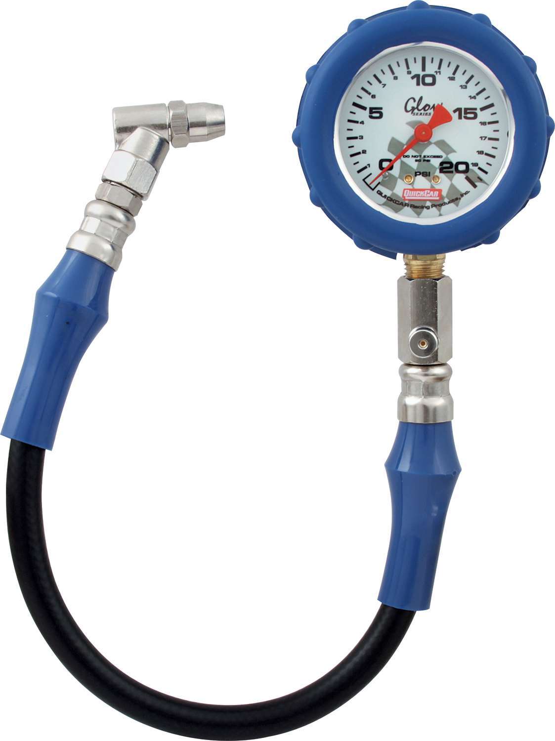Quickcar Racing Products Tire Gauge 20 PSI Glo Gauge QRP56-022