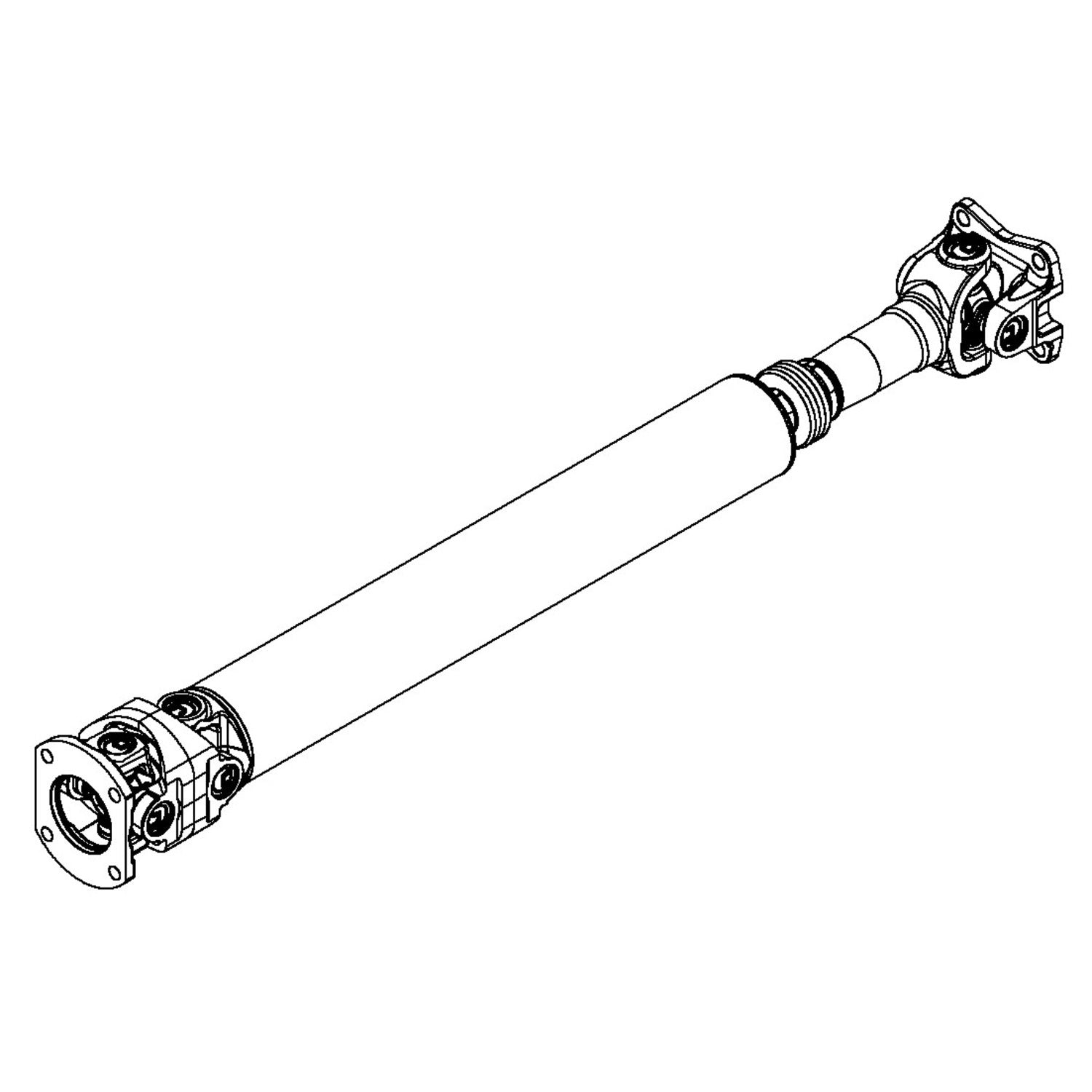 Spicer Drive Shaft Assembly top view frsport 5004942-884M