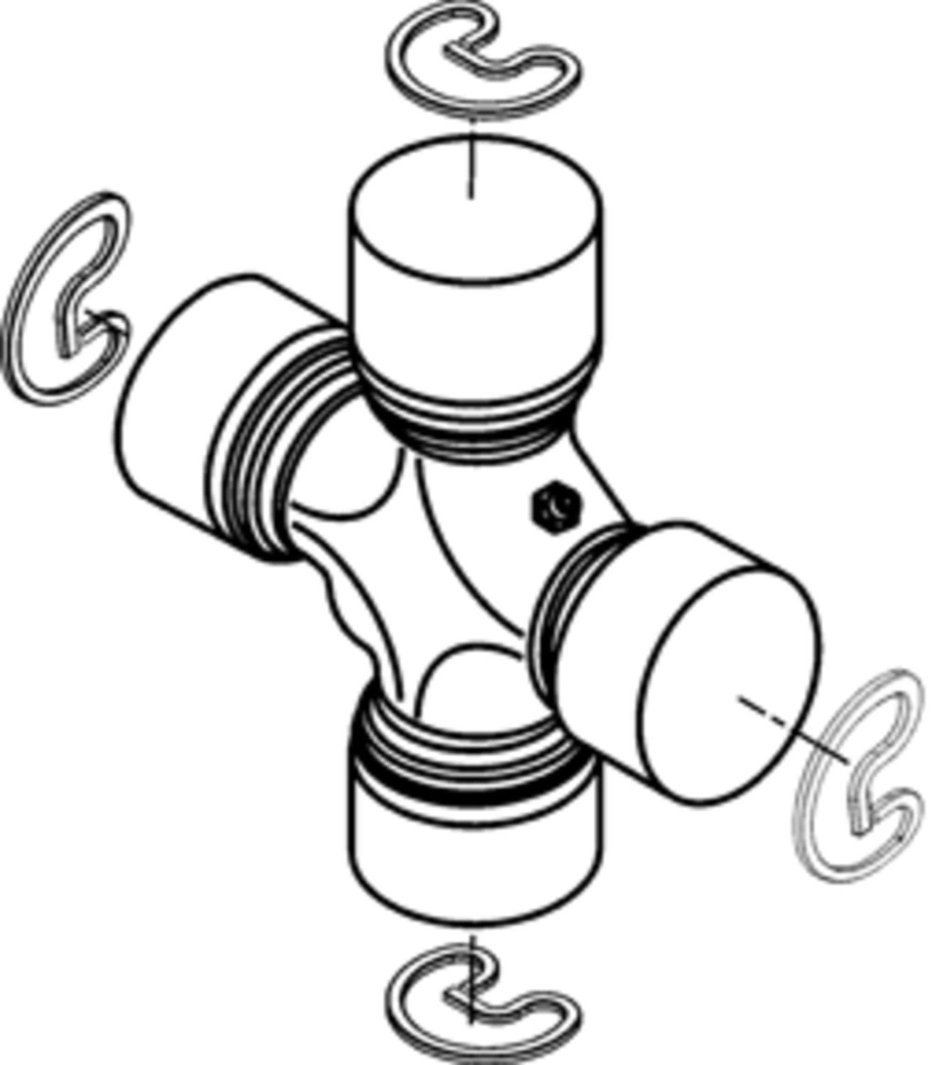 spicer universal joint frsport 5-3233x