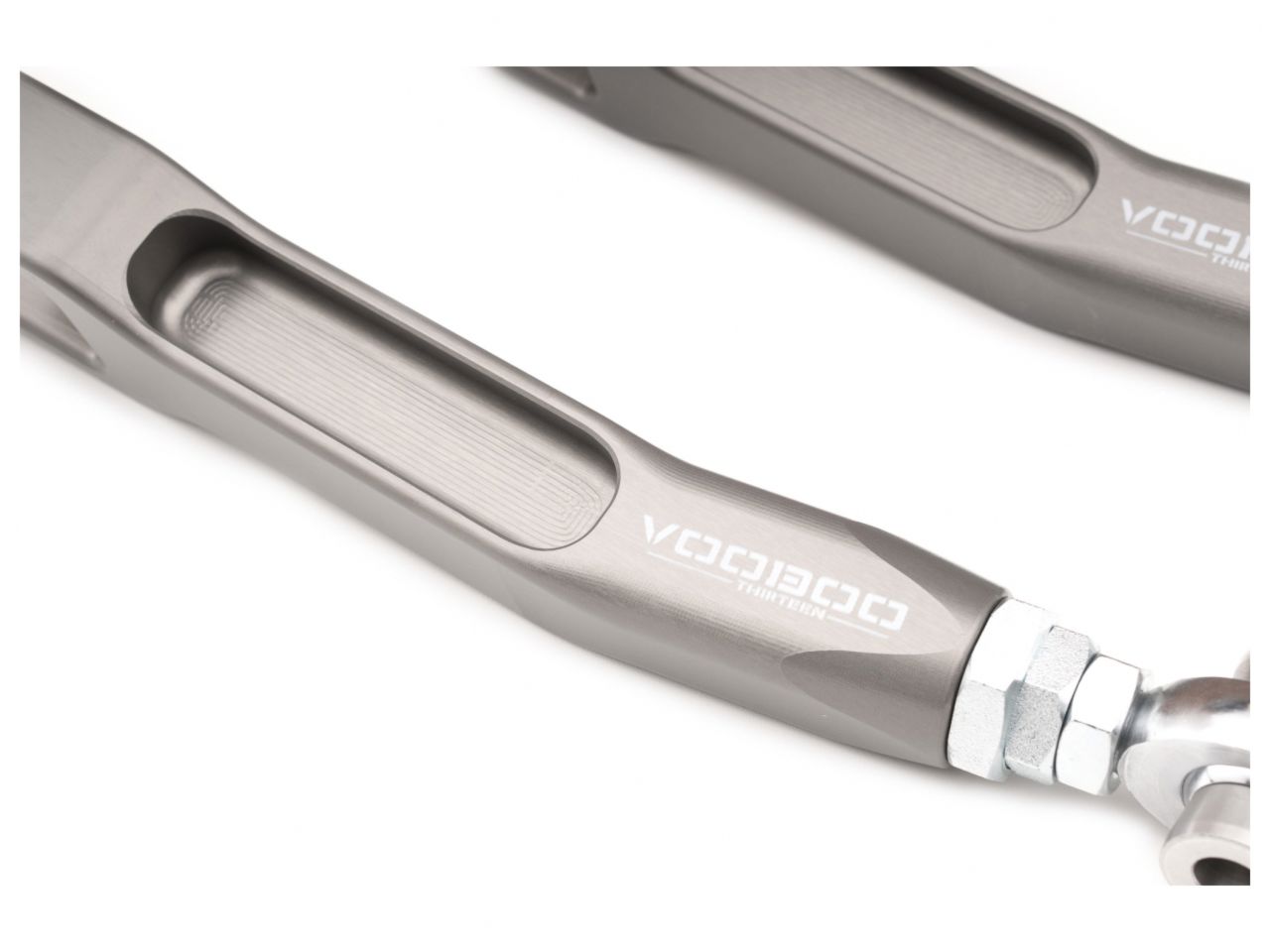 Voodoo13 Camber Arm (Rear) - Hard Anodize Clear (Gray)