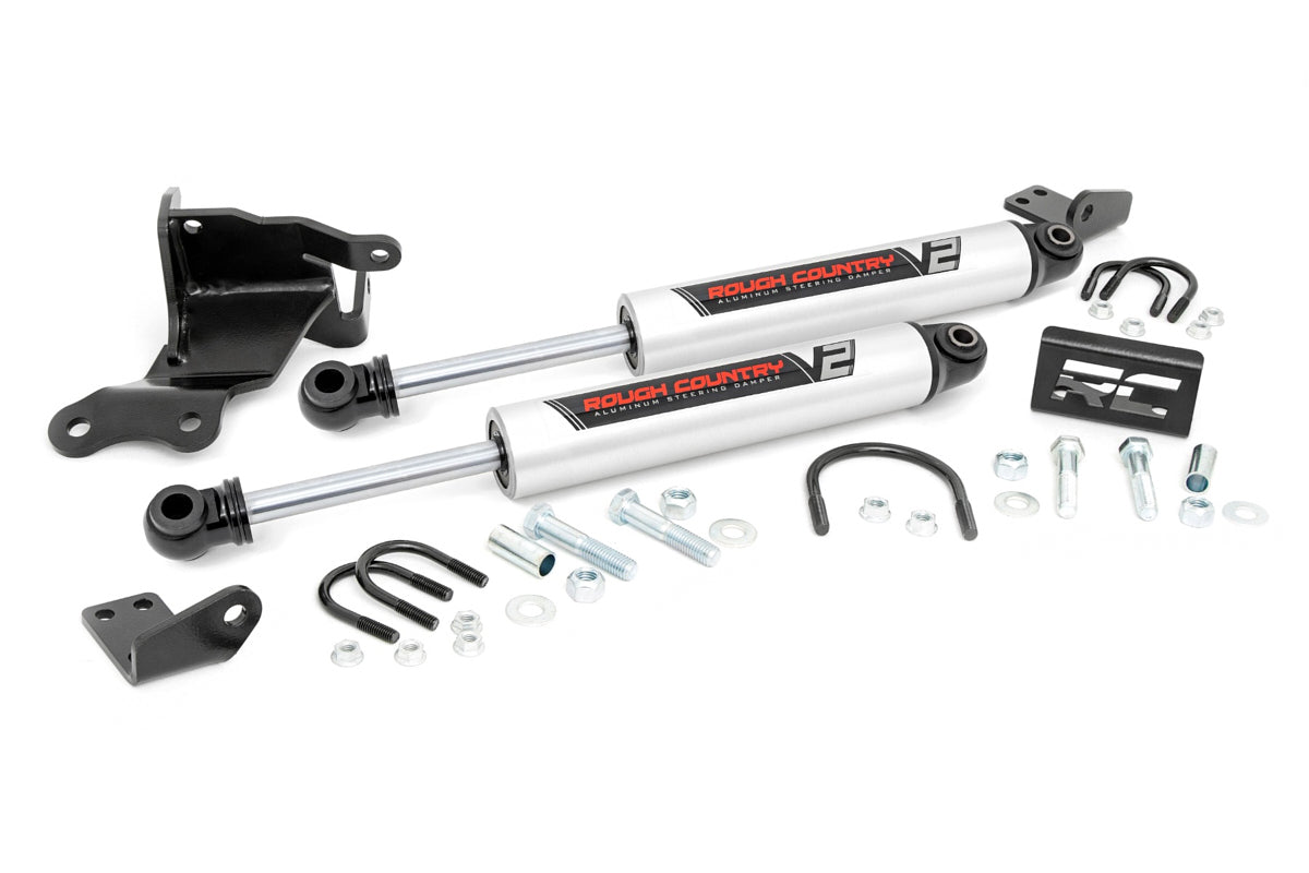 ROUGH COUNTRY 18- Jeep Wrangler JL Dual Steering Stabilizer RCS8730470