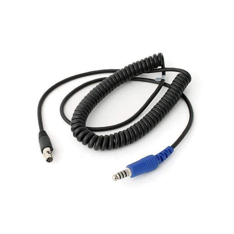 Rugged Radio Products Cord Coiled Headset to Intercom NEXUS Jack RGRCC-OFF