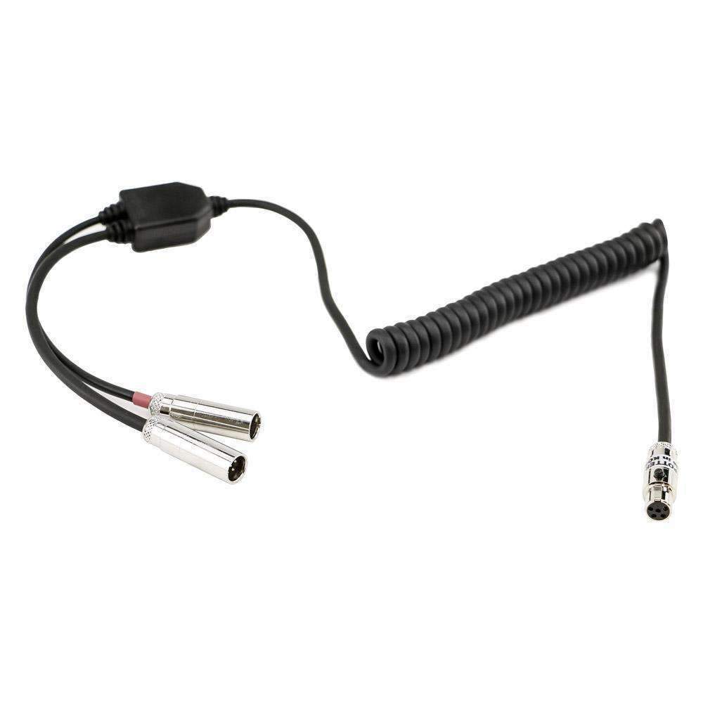 Rugged Radio Products Cord Coiled Headset to Dual Radio Adaptor RGRCC-SPOTTER-SPL